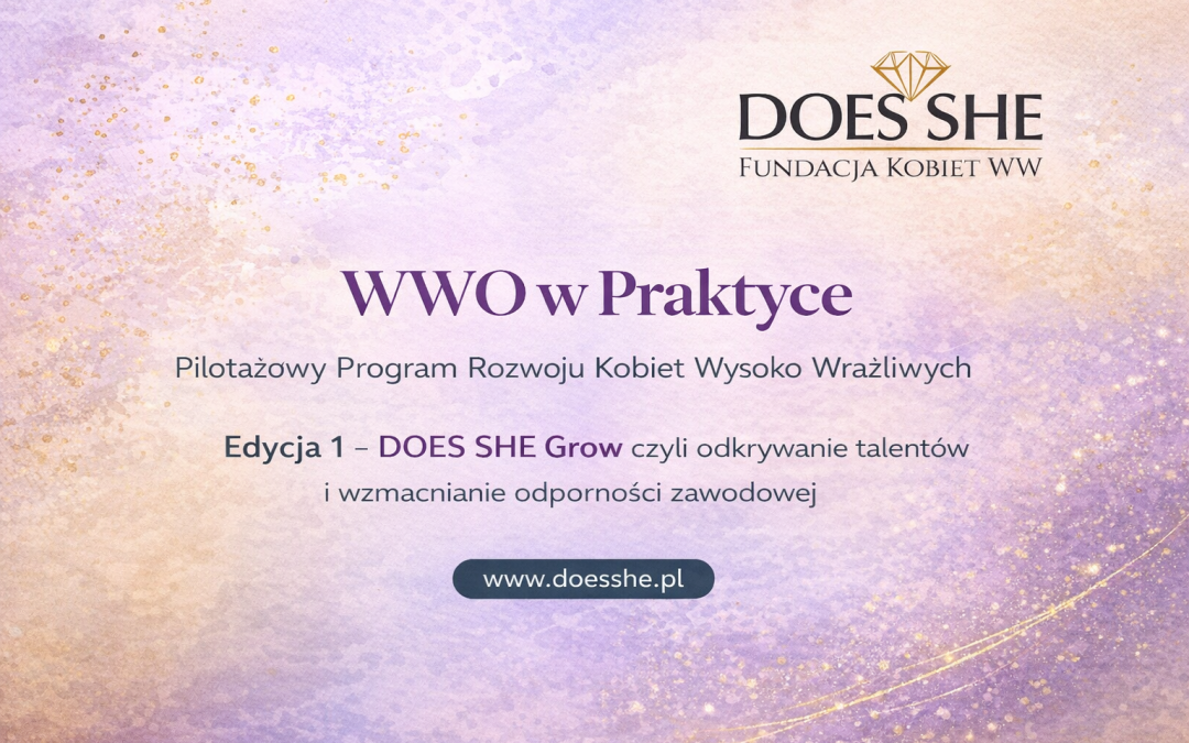 WWO w Praktyce – Pilotażowy Program Rozwoju Kobiet Wysoko Wrażliwych